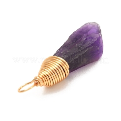 Natural Amethyst Pendants&nbsp;PALLOY-JF01049