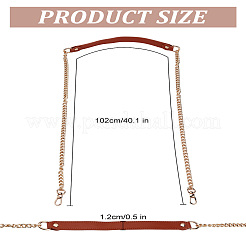1Pc Imitation Leather Crossbody Long Purse Straps&nbsp;FIND-LP0004-54A
