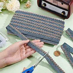Polyester Braided Ribbons&nbsp;OCOR-WH0070-17D