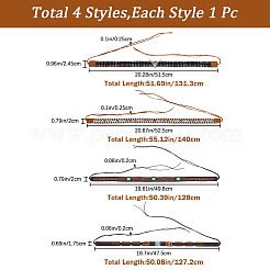 4Pcs 4 Styles Imitation Leather Belt Ornament Accessories&nbsp;DIY-GF0008-44