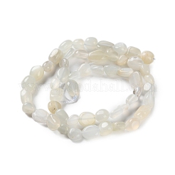 Natural White Moonstone Beads Strands&nbsp;G-P497-01C-65