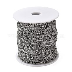 Tarnish Resistant 304 Stainless Steel Cable Chains&nbsp;CHS-Q001-15-100m