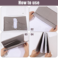 Polyester Elastic Book Cover&nbsp;DIY-WH0504-885C
