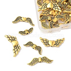 50Pcs 5 Styles Tibetan Style Alloy Beads&nbsp;TIBEB-FP0001-04