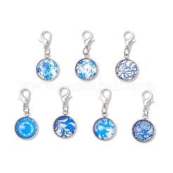 Half Round/Dome Glass Pendant Decorations&nbsp;HJEW-JM03338