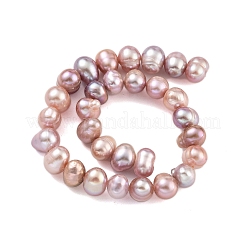 Natural Cultured Freshwater Pearl Beads Strands&nbsp;PEAR-C003-12C