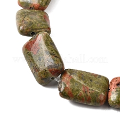 Natural Unakite Beads Strands&nbsp;G-S386-A02
