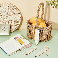 DIY Unfinished Wood Pencil Shape Pendant Decoration&nbsp;AJEW-WH0314-223