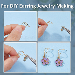 30Pcs Brass Stud Earring Findings&nbsp;KK-HS0001-73B