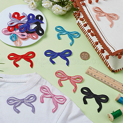 16Pcs 8 Colors Polyester Iron on/Sew On Patches&nbsp;PATC-FG0002-79