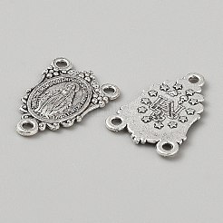 Zinc Alloy Chandelier Component Links&nbsp;LS-FIND-WH20007-101A-AS