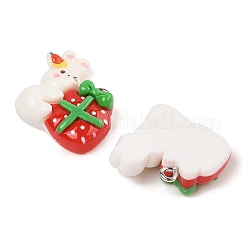 Christmas Theme Opaque Resin Pendants&nbsp;RESI-S08-03D
