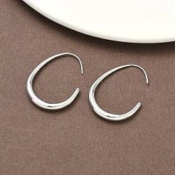 304 Stainless Steel Teardrop Dangle Earrings&nbsp;EJEW-Z158-01P