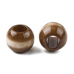 Opaque Acrylic European Beads&nbsp;OACR-Z036-05A-02