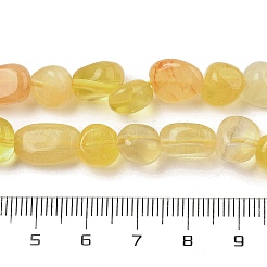 Natural Yellow Fluorite Beads Strands&nbsp;G-G160-B02-01
