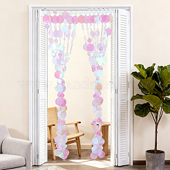 20Pcs PVC Sequin Round Beaded Curtain&nbsp;AJEW-CN0006-55A