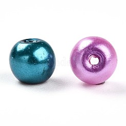 Baking Paint Pearlized Glass Pearl Beads&nbsp;X1-HY-Q003-4mm-M01