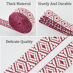 5 Yards Ethnic Style Polyester-cotton Ribbon&nbsp;DIY-CY0001-76C