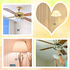 Halloween Alloy Enamel Pendant Ceiling Fan Pull Chain Extenders&nbsp;AJEW-AB00139