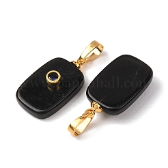 Natural Obsidian Pendants&nbsp;G-P628-01G-05