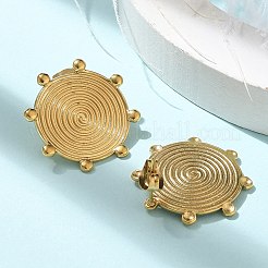 Ion Plating(IP) 304 Stainless Steel Stud Earrings for Women&nbsp;EJEW-M089-03G