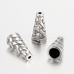 Tibetan Style Alloy Bead Cone&nbsp;X-TIBEB-00821-AS-NR