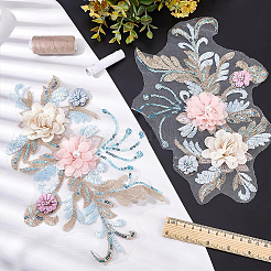 Computerized Embroidery Cloth Sew on Patches&nbsp;DIY-BC0009-30