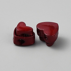 Nylon Spring Cord Locks&nbsp;FIND-WH0111-774D