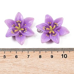Opaque Resin Pendants&nbsp;CRES-D328-04