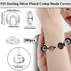 Brass Crimp Beads Covers&nbsp;FIND-BBC0015-79C