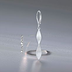 Twist Brass Leverback Earrings&nbsp;FS-WG34DE2-02