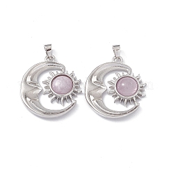 Natural Kunzite Pendants&nbsp;KK-A173-04P-02