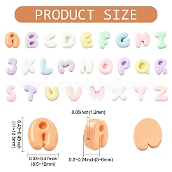 26Pcs Resin Beads&nbsp;FIND-CJZ0001-008