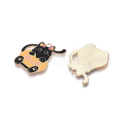 Halloween Theme Alloy Enamel Pendants&nbsp;PALLOY-N176-33-RS