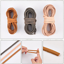 5M Flat Cowhide Leather Cords&nbsp;WL-GF0001-27C-01