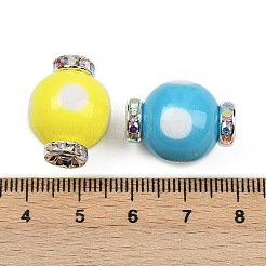 Resin Rhinestone Beads&nbsp;RESI-B030-01B-03
