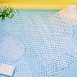 4styles Plastic Mesh Canvas Sheet&nbsp;DIY-TA0015-42