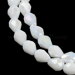 Opaque Solid Color Electroplate Glass Beads Strands&nbsp;LS-EGLA-N013-P4mm-B02