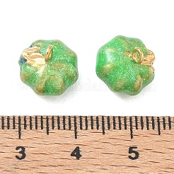 304 Stainless Steel Enamel Pendants&nbsp;STAS-Q119-25G-01
