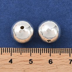 Round Brass European Beads&nbsp;KK-G512-08S