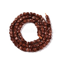 Synthetic Goldstone Beads Strands&nbsp;G-N342-129