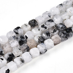 Natural Rainbow Moonstone Beads Strands&nbsp;G-T141-66