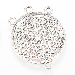 Tibetan Style Alloy Chandelier Components Links&nbsp;LS-X-TIBE-Q066-21AS-RS