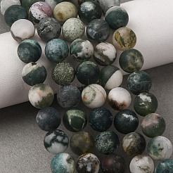 Natural Tree Agate Beads Strands&nbsp;X-G-T106-038
