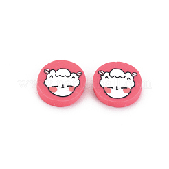 Handmade Polymer Clay Cabochons&nbsp;CLAY-N006-114