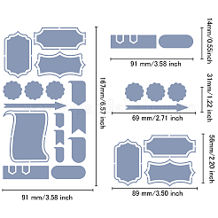 Retro Stainless Steel Metal Cutting Dies Stencils&nbsp;DIY-WH0242-286