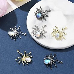6Pcs 3 Colors Halloween Rack Plating Alloy Pendants&nbsp;PALLOY-FS0001-03