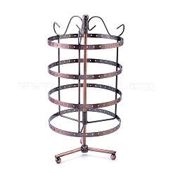 Iron 4 Tiers Rotating Jewelry Organizer Earring Holder Stand&nbsp;NDIS-K002-03R