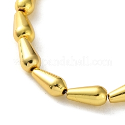 Electroplated Synthetic Non-magnetic Hematite Beads Strands&nbsp;G-Q1009-F01-6x12mm