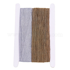 10 Yards 2 Colors Polyester Wrinkle Ribbon&nbsp;OCOR-TA0001-91A